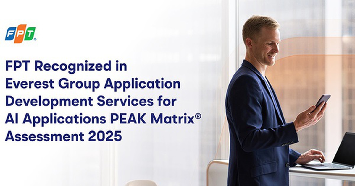 Một doanh nghiệp công nghệ Việt lọt Top 35 nhà cung cấp dịch vụ phát triển ứng dụng AI toàn cầu