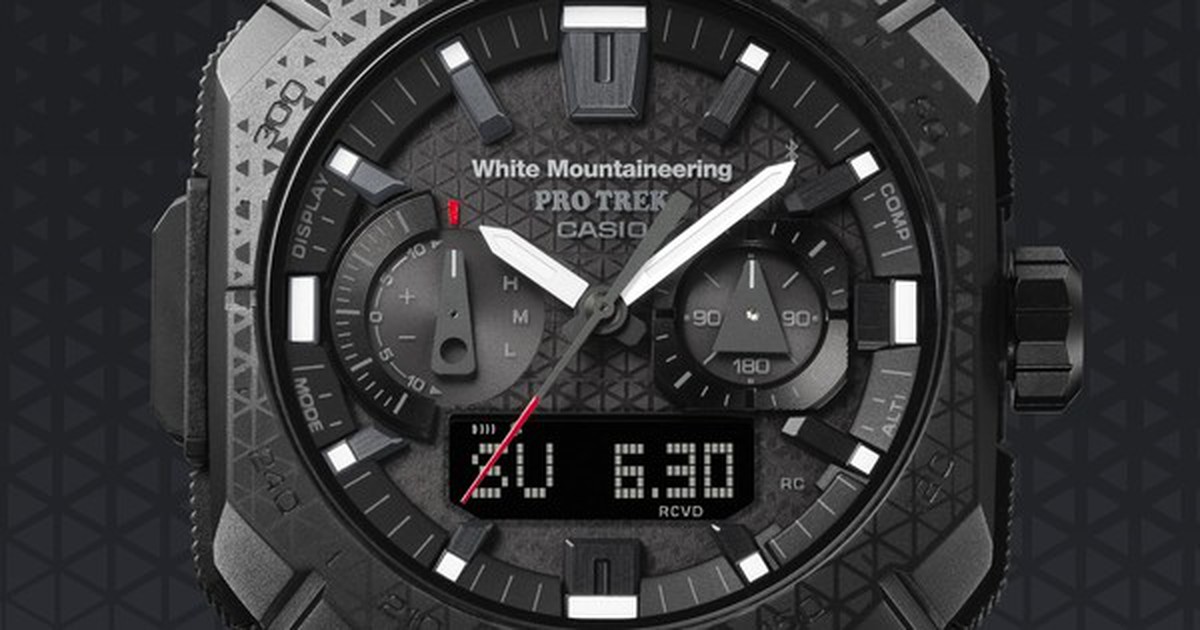 Casio Pro Trek x White Mountaineering: đồng hồ titan giá gần 26 triệu đồng xuất hiện ở Mỹ