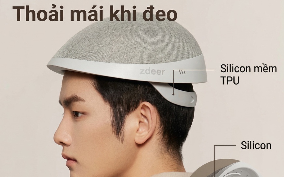 Xiaomi có "mũ bắn laser" giá 8 triệu, hứa hẹn đội nửa năm là hết hói đầu, rụng tóc