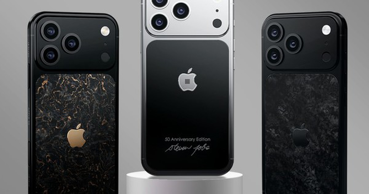Caviar gắn mảnh áo thật của Steve Jobs vào iPhone 17 Pro kỷ niệm 50 năm Apple