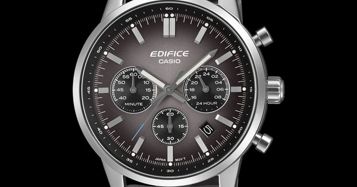 Casio bổ sung 3 mẫu Edifice EFR-575 mới tại châu Âu, phiên bản dây da mạ vàng giá khoảng 4,5 triệu đồng