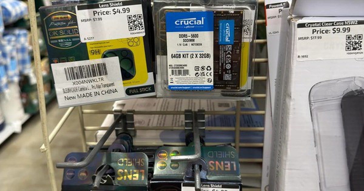 Thu ngân không nhận ra linh kiện gì, người dùng mua được bộ RAM 64 GB DDR5 trị giá 26 triệu với giá 184.000 đồng