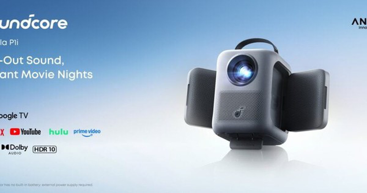 Anker Nebula P1i lên kệ tại Anh: Máy chiếu 150 inch chạy Google TV, giảm gần 2 triệu đồng so với giá gốc