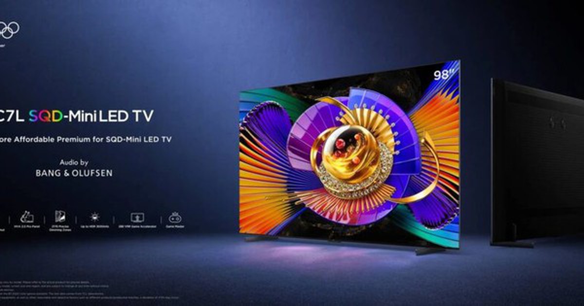 TV mới của TCL: Tấm nền Mini-LED siêu sáng, tần số quét 288Hz, âm thanh B&O