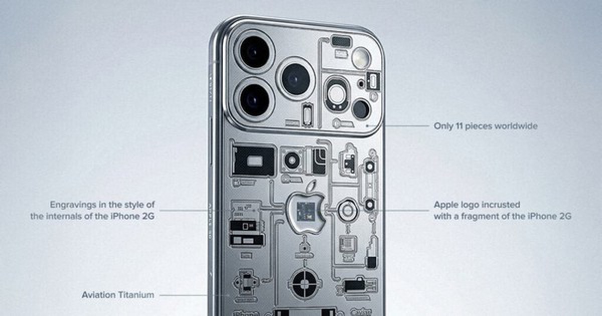 Caviar gắn bo mạch iPhone 2G vào iPhone 17 Pro, chỉ bán 11 chiếc, giá gần 300 triệu đồng