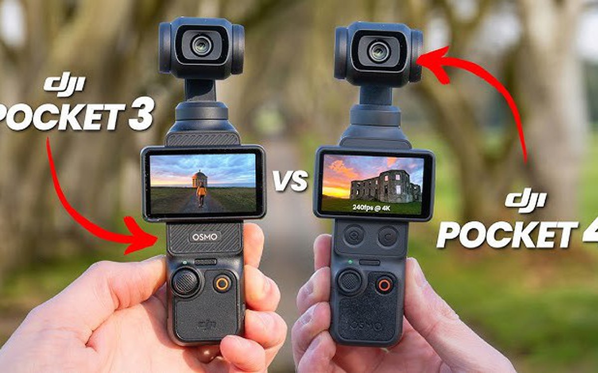 DJI Osmo Pocket 4 vs Osmo Pocket 3: Tất cả những nâng cấp đáng chú ý trên thế hệ mới
