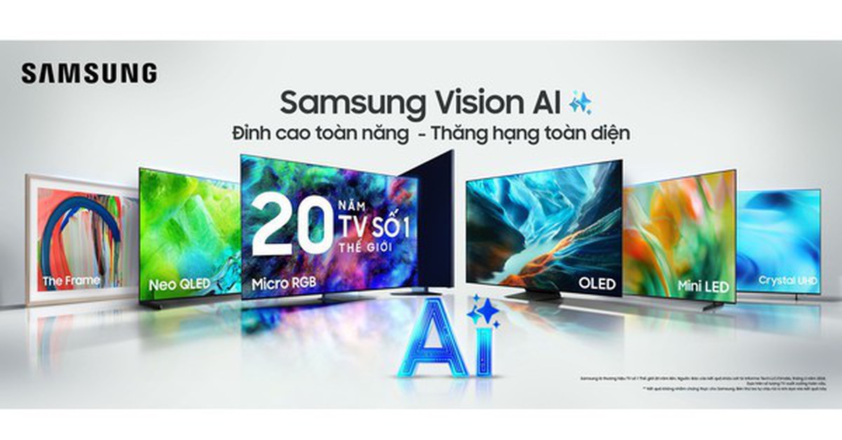 Samsung ra mắt AI TV 2026 tại Việt Nam: Lần đầu có Micro RGB, nâng tầm trải nghiệm với “trợ lý AI” trong nhà