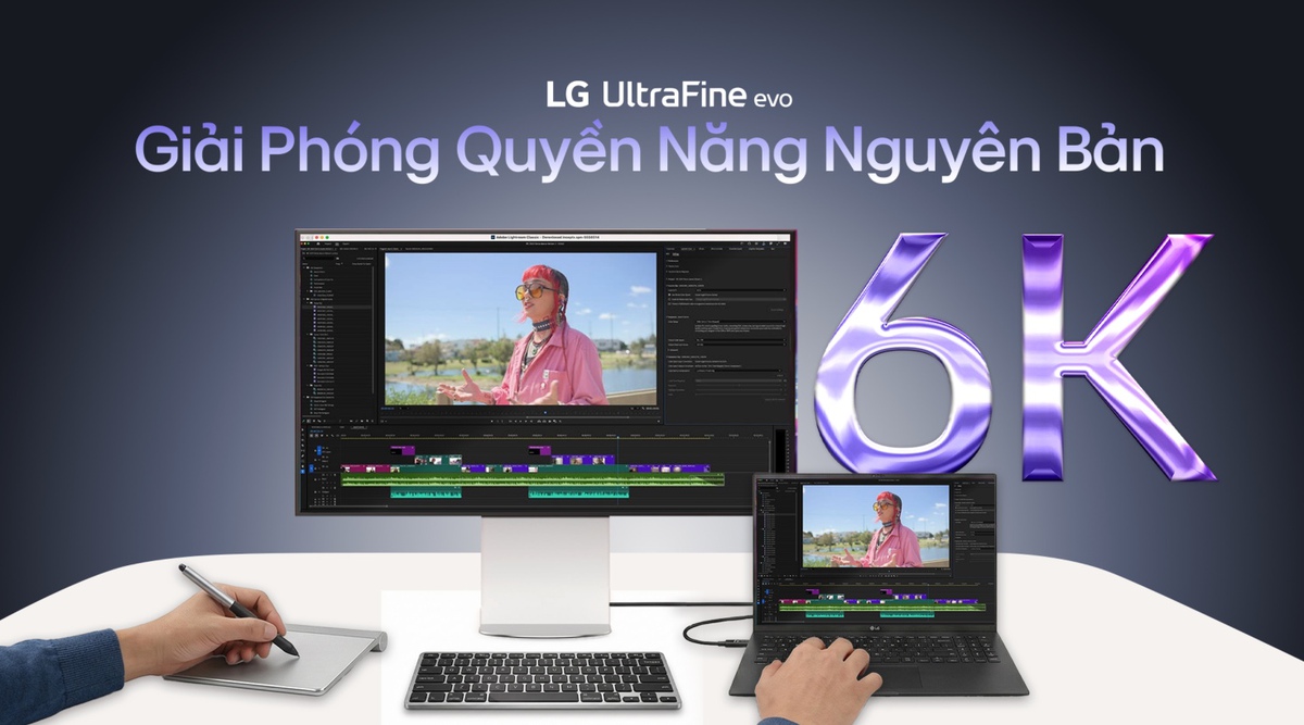 LG ra mắt màn hình 6K đầu tiên thế giới tích hợp Thunderbolt 5, giá "khủng" 66,5 triệu đồng