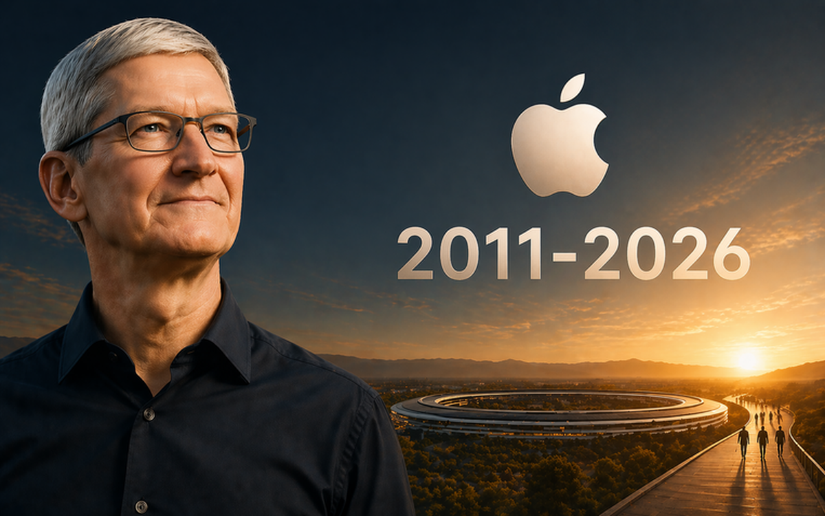 15 năm của Tim Cook tại Apple: Từ giữ cỗ máy vận hành đến người định hình một đế chế 4.000 tỷ USD