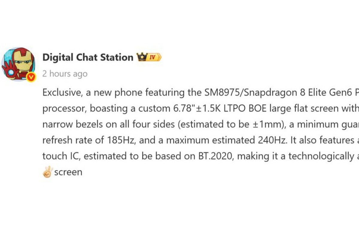 OnePlus 16 lộ pin 9.000 mAh, màn hình phẳng viền siêu mỏng ra mắt tháng 10