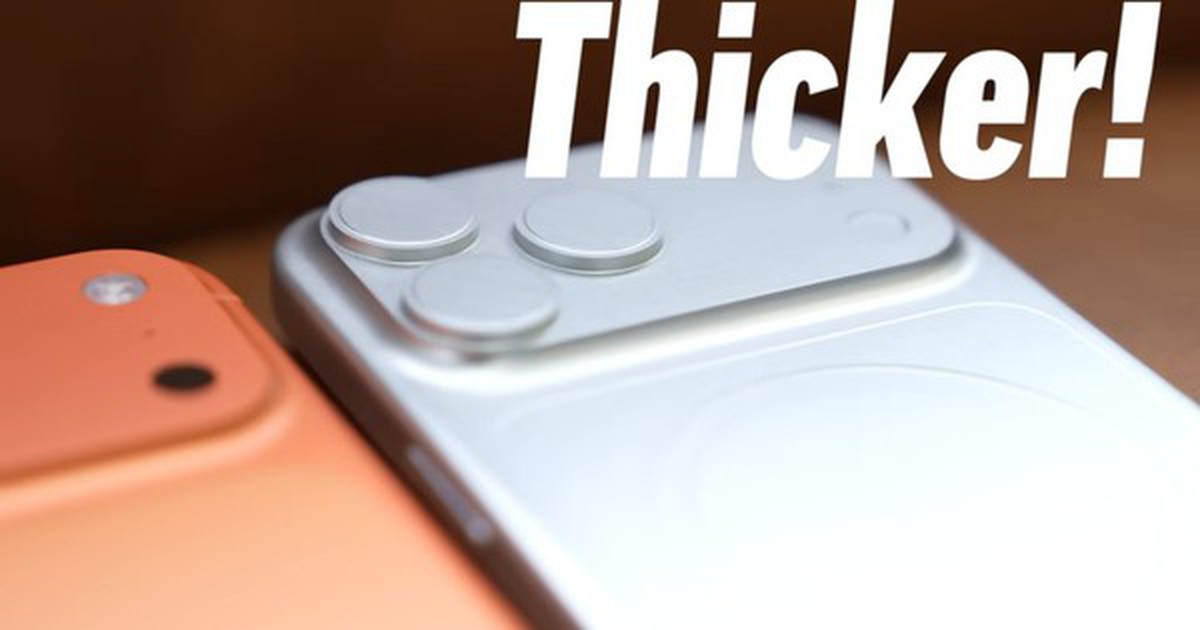 Mô hình iPhone 18 Pro Max lộ diện: Dynamic Island nhỏ lại, camera dày hơn