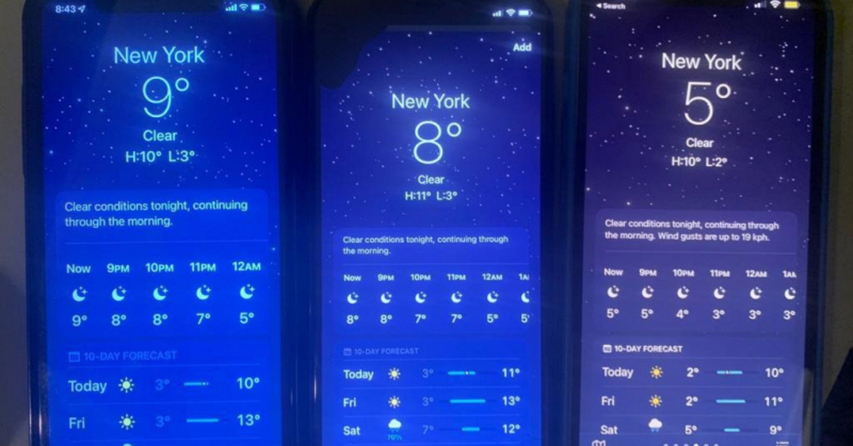 Người hay xem dự báo thời tiết trên iPhone cần chú ý