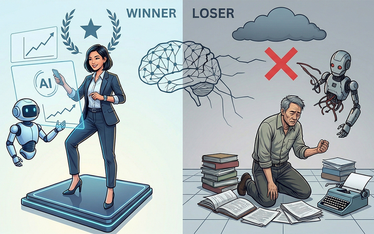 Khi AI trở thành công cụ "sinh tồn" của nhân viên: Dùng tốt và nhận gấp đôi lương, hoặc bị loại bỏ