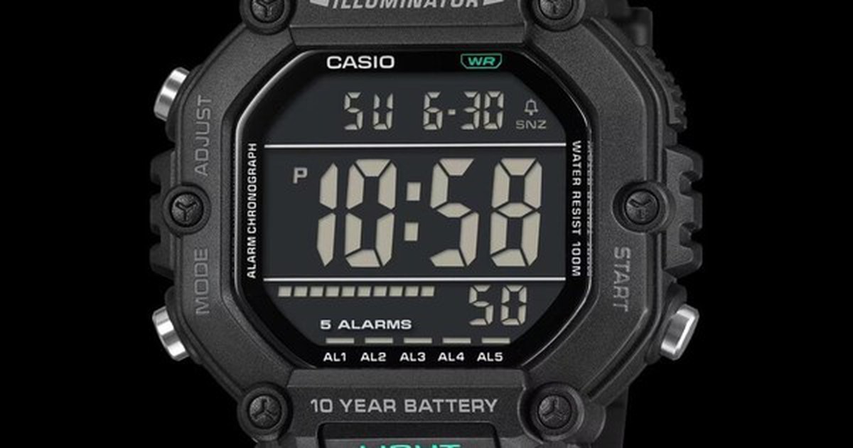 Casio bán đồng hồ dây siêu dài giá 1,2 triệu đồng, đeo vừa cả ngoài áo khoác