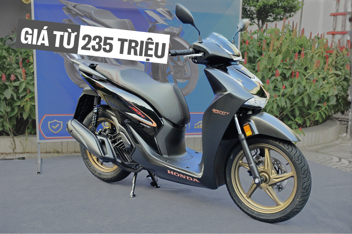 Honda SH 2026 nhập Ý về Việt Nam: Đắt nhất hơn 300 triệu, trải dài từ 150i đến 350i