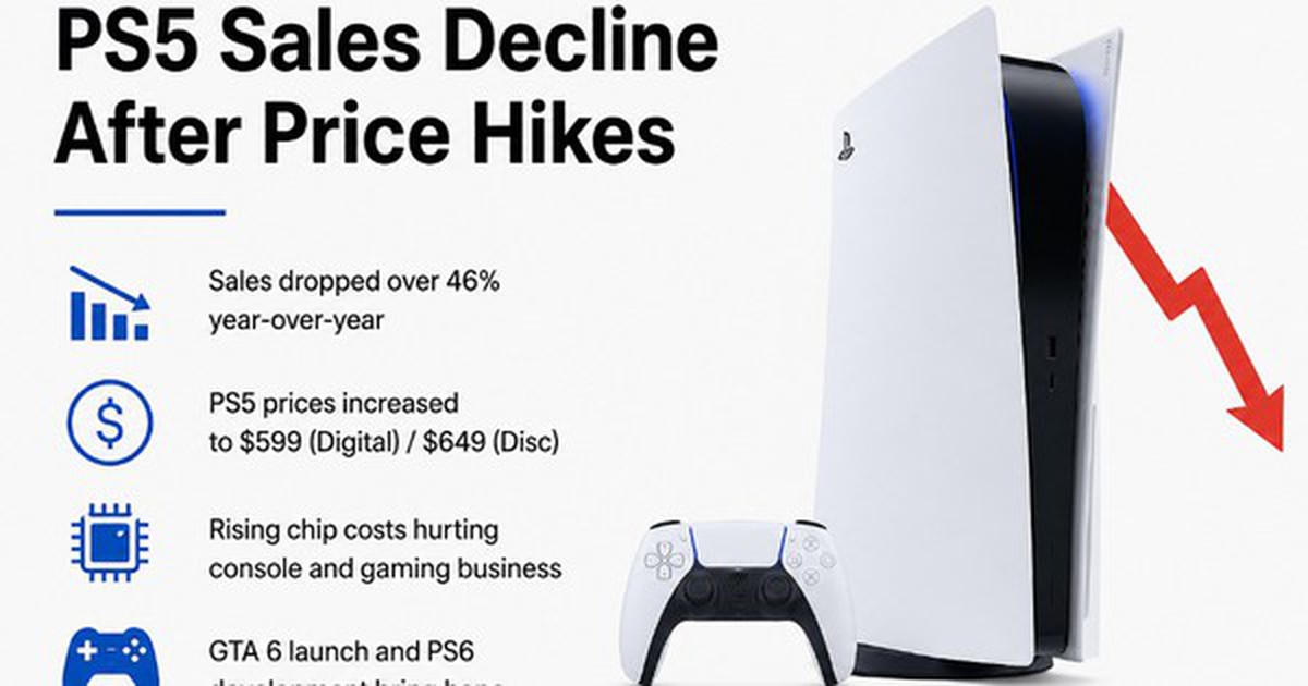 Sony liên tục tăng giá PS5, doanh số giảm mạnh gần một nửa