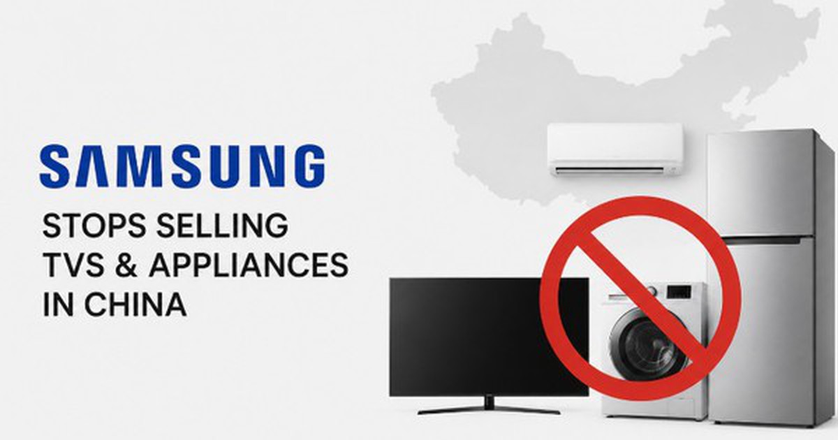 Samsung dừng mảng TV và gia dụng ở Trung Quốc, vẫn bán smartphone