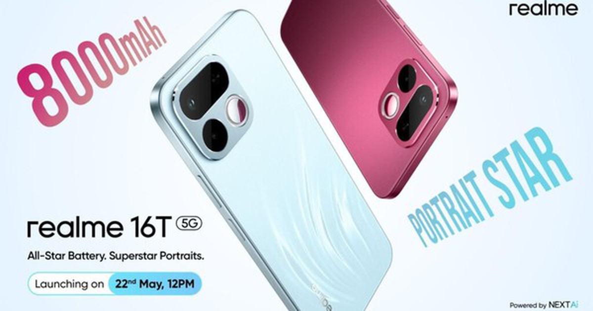 realme sắp ra mắt điện thoại pin 8.000mAh, dùng ba ngày không cần sạc