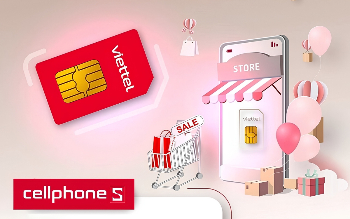 Mua sim Viettel data và hỗ trợ chuẩn hóa VNeID tại CellphoneS