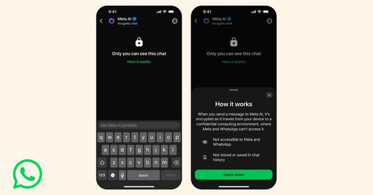 WhatsApp thêm chat ẩn danh cho Meta AI, đóng app là tin nhắn biến mất