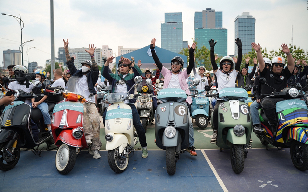 Đi Vespa không đơn giản là “chạy xe”, đó là một kiểu “trình diễn di sản”