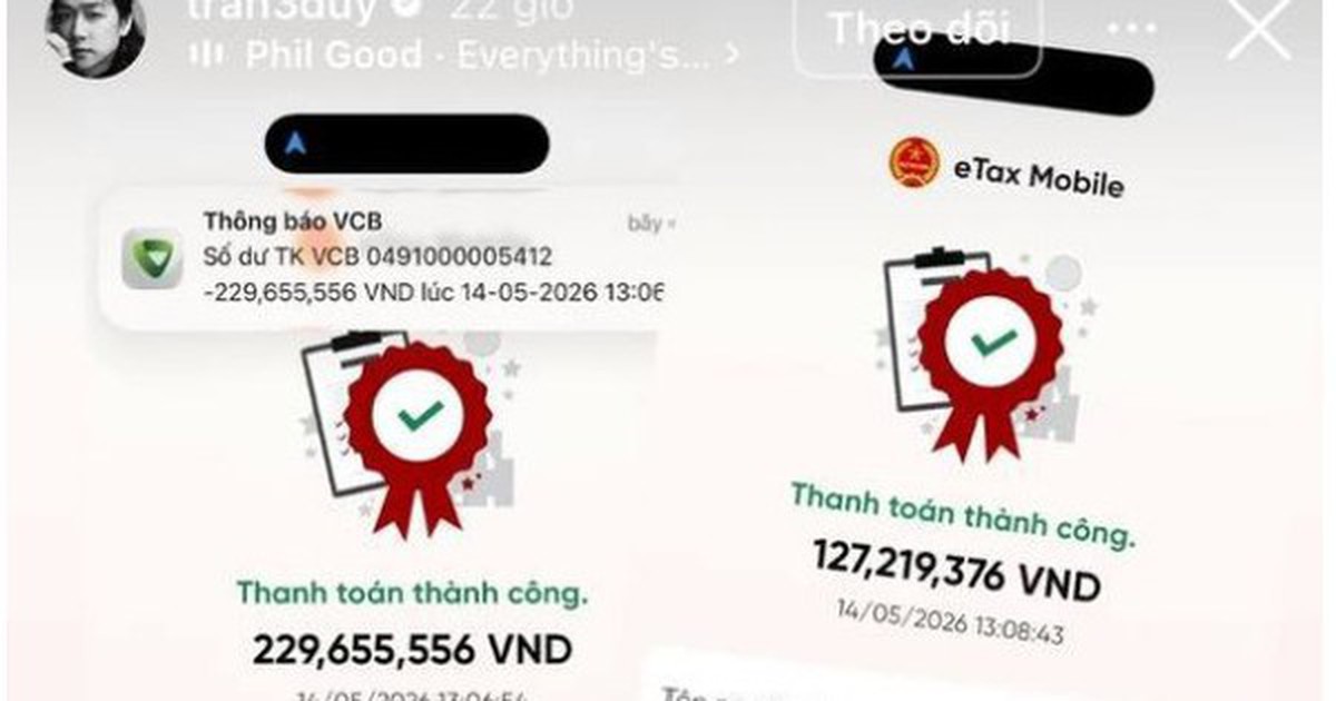 Nộp thuế hơn nửa tỷ đồng, KOL hé lộ thu nhập “khủng”
