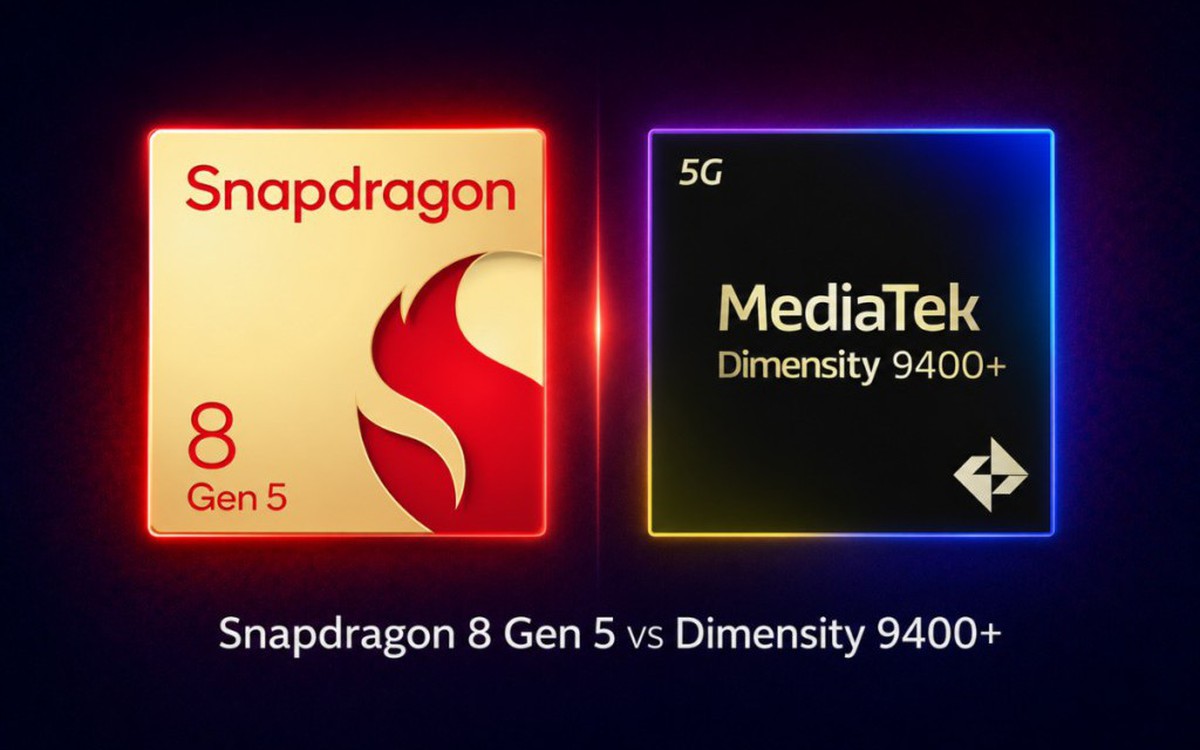 Qualcomm vs MediaTek: Snapdragon 8 Gen 5 nhỉnh hơn về CPU, còn Dimensity 9400 Plus thắng về GPU