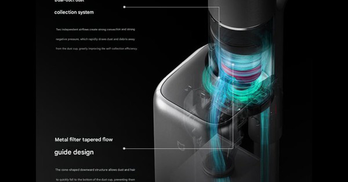 Xiaomi làm máy hút bụi tự đổ bụi vào túi, dùng 3 tháng mới cần thay