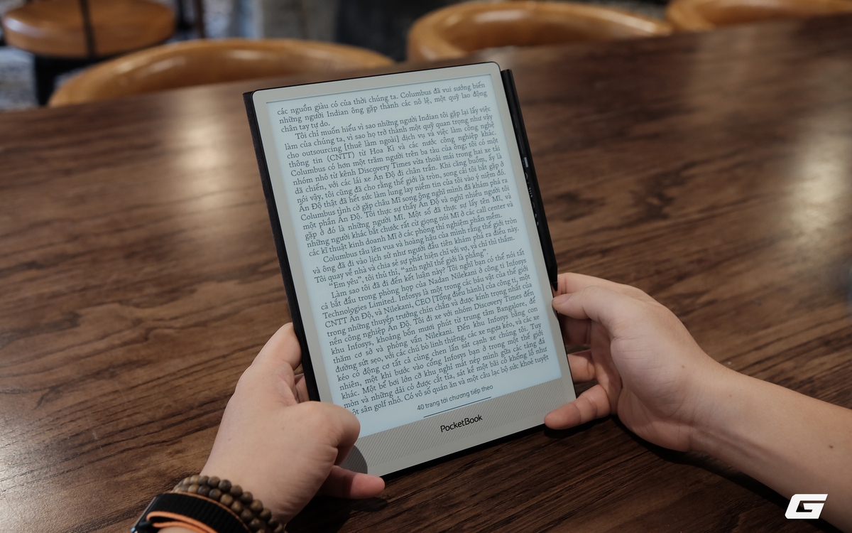 Trên tay nhanh PocketBook InkPad One: Màn hình 10.3 inch, thiết kế siêu mỏng, nhưng nói không với Android!