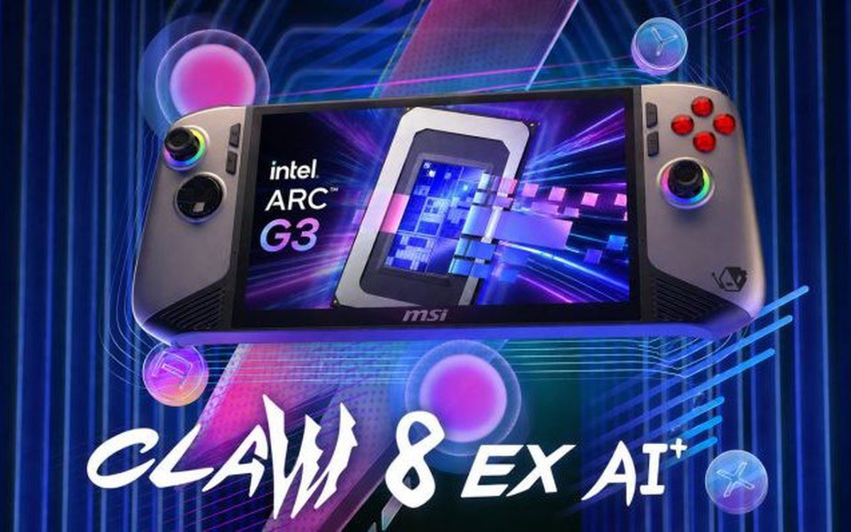 MSI Claw 8 EX AI+ lộ giá gần 47 triệu, gần gấp đôi thế hệ trước