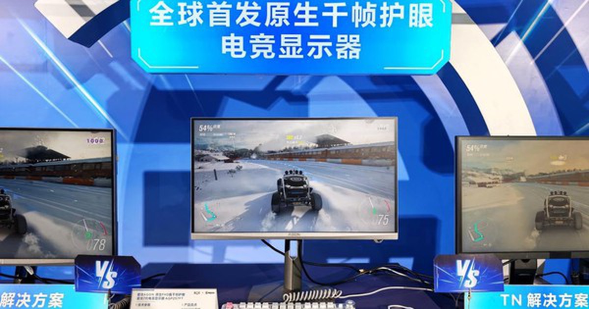 AOC ra mắt màn hình 1080p 1000Hz dành cho game thủ eSport