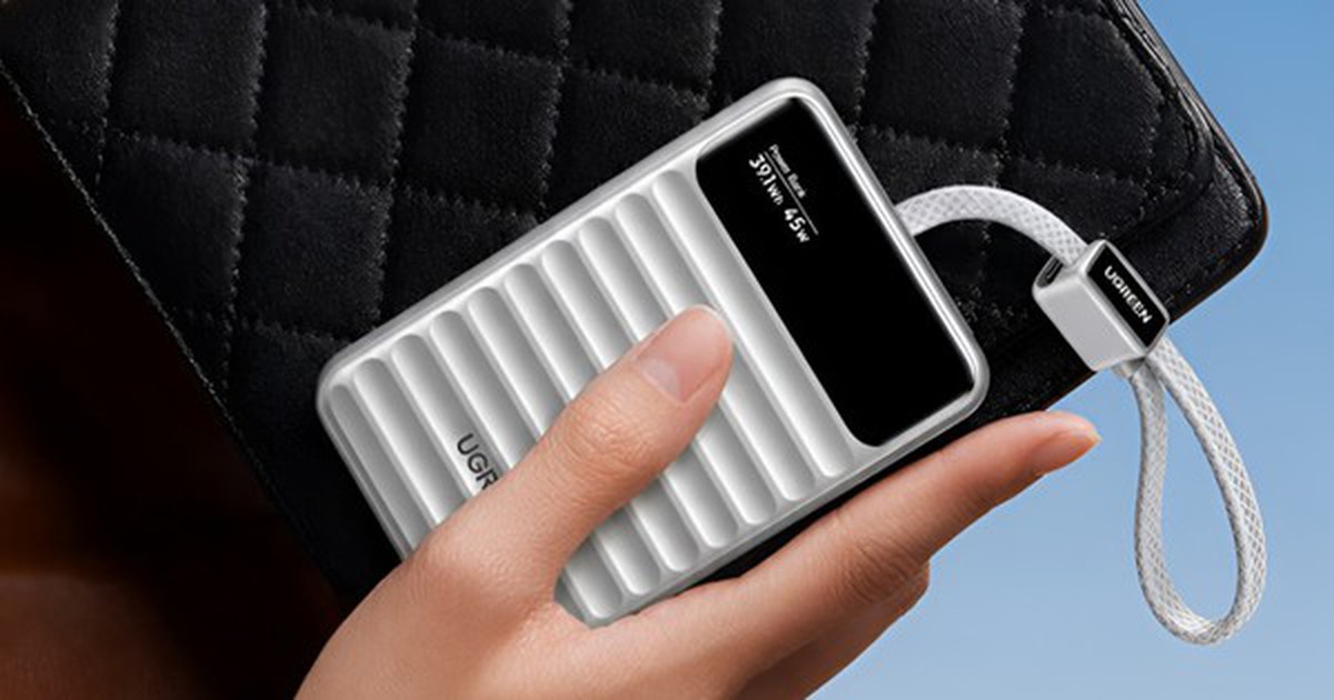 Ugreen ra mắt pin dự phòng có cáp USB-C tích hợp, giá khoảng 760.000 đồng