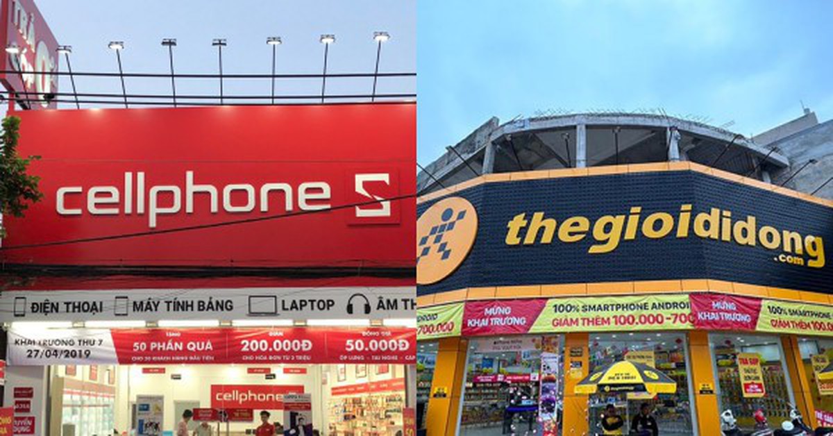 CellphoneS và Hoàng Hà Mobile bám đuổi trên bảng xếp hạng Better List, Thế Giới Di Động out top 5