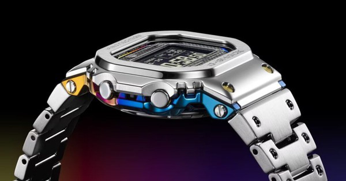 Casio làm G-Shock mạ cầu vồng, mỗi chiếc ra lò có màu sắc khác nhau