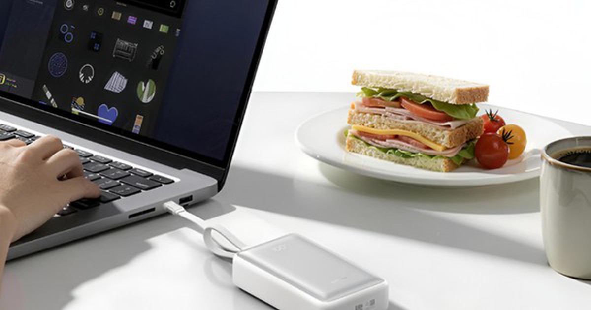 Cuktech có pin dự phòng mới: Dung lượng 20.000mAh 55W, tích hợp 2 dây USB-C, giá 800.000 đồng
