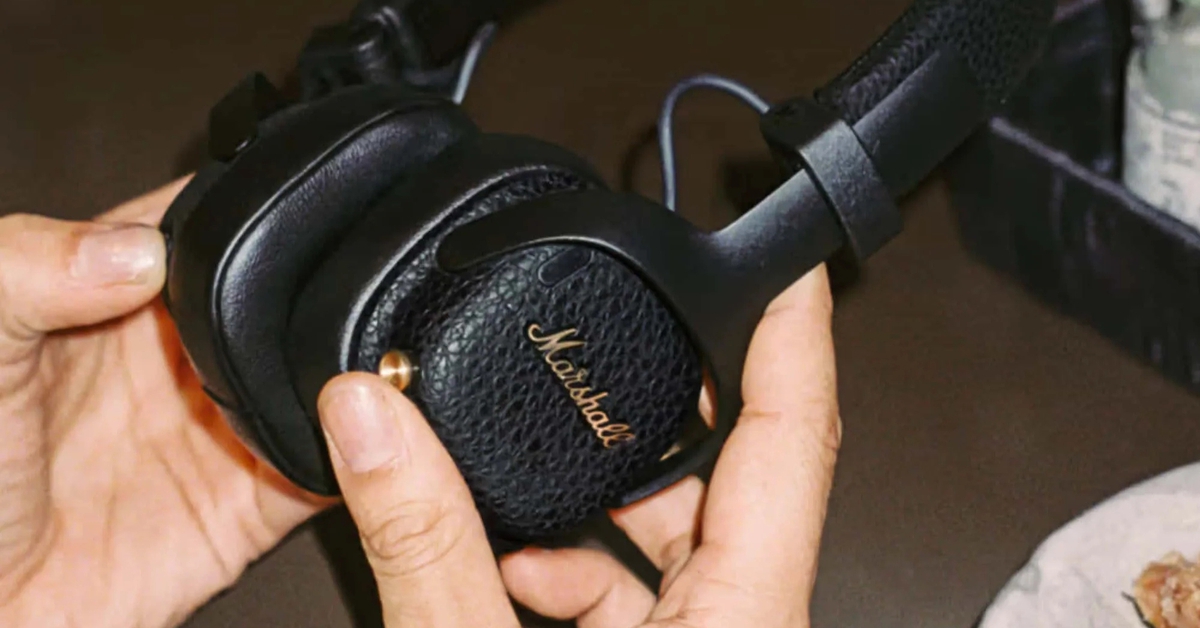 Marshall Milton A.N.C.: Tai nghe on-ear nhỏ gọn vẫn có ANC "ngon", âm thanh Hi-Res, pin "trâu" đến 80 giờ