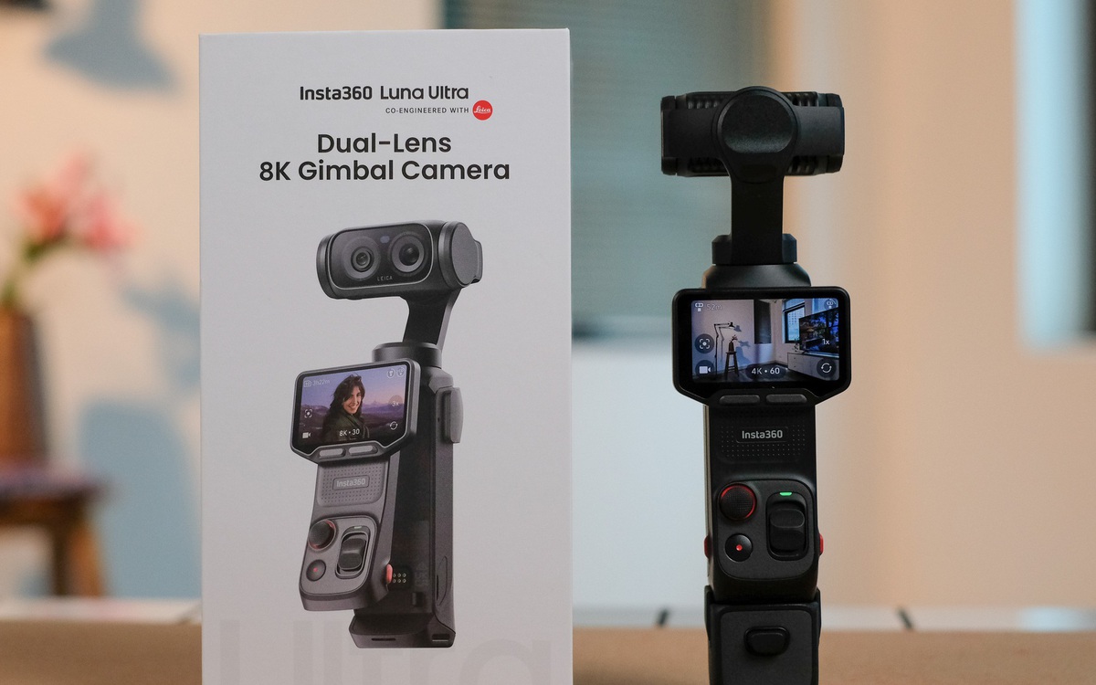 Trên tay Insta360 Luna Ultra: Camera gimbal đầu tiên với màn hình tháo rời, camera kép Leica và mức giá khiến nhiều người phải suy nghĩ