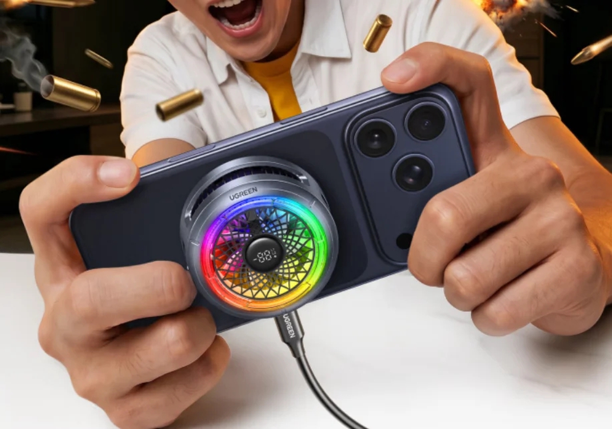 Ugreen ra mắt phụ kiện làm lạnh điện thoại: Giảm tới 25°C, có màn hình và đèn RGB, chơi game hay live stream đều cần