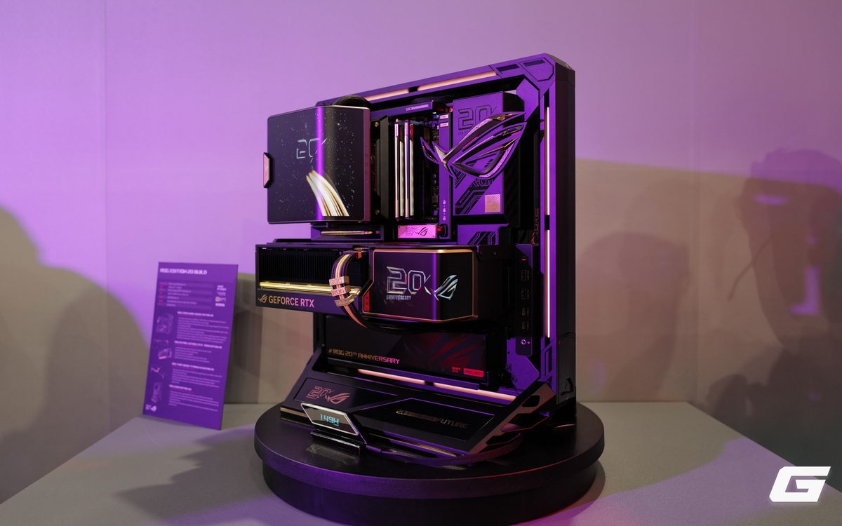 Cận cảnh bộ sưu tập Edition 20 tuyệt đẹp tại Computex 2026 nhân cột mốc 20 năm thương hiệu ROG