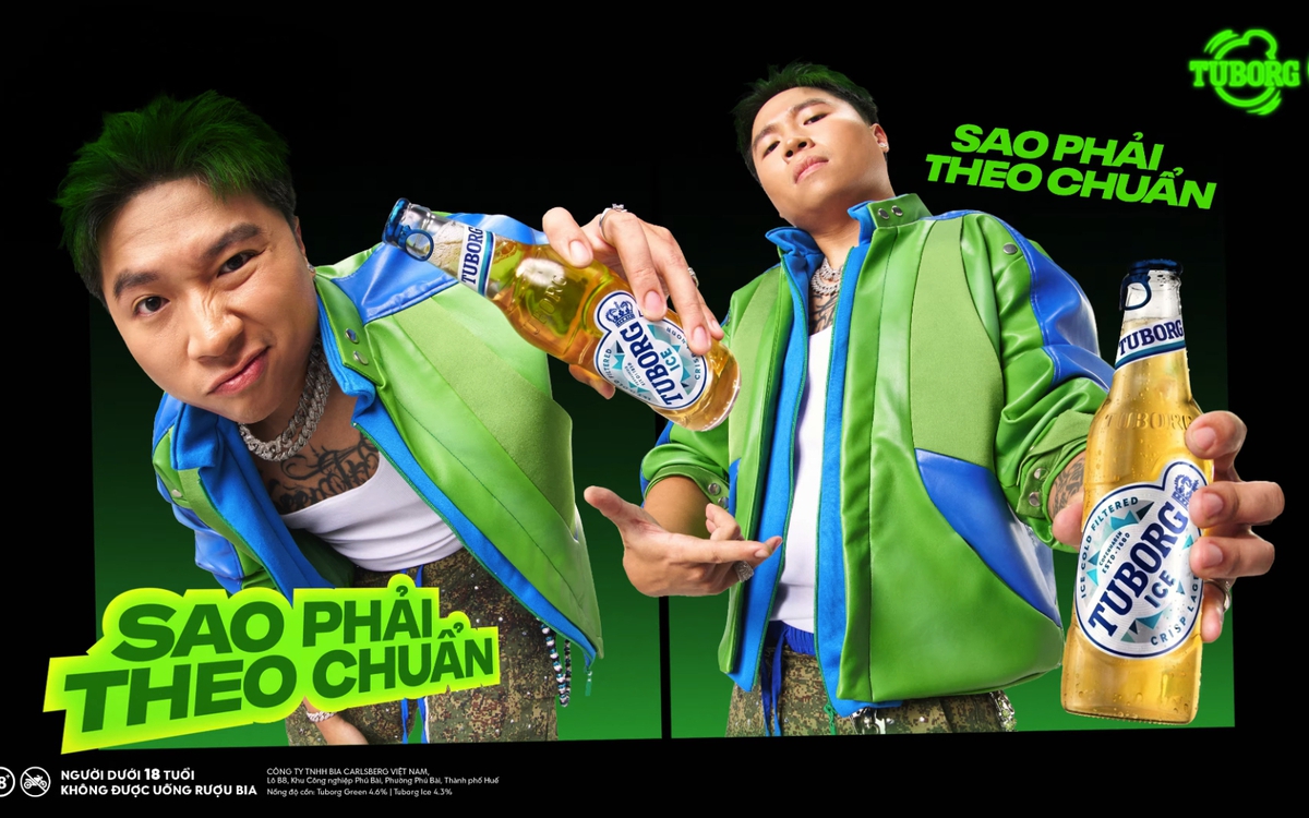 Mở chai bia mà không cần khui, Tuborg không tuân theo quy chuẩn nào hết