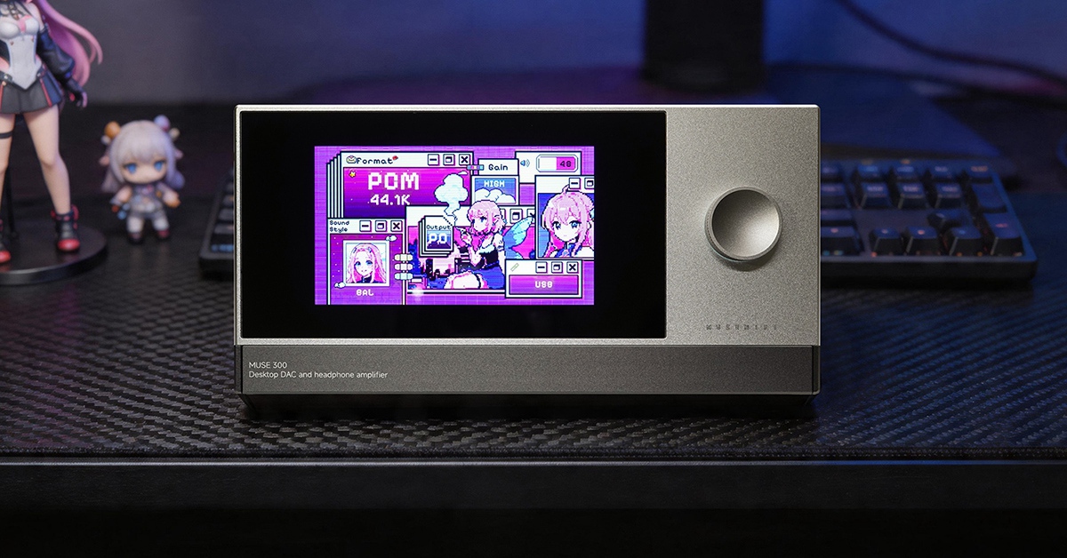 Đây là MUSE HiFi 300: DAP/Amp để bàn đầu tiên trên Thế giới có hệ điều hành riêng cho âm thanh , tích hợp cả màn hình 5 inch