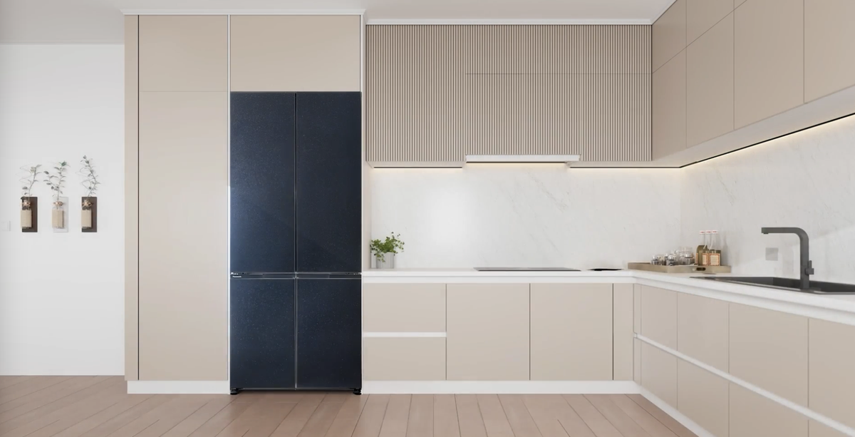 Panasonic ra mắt tủ lạnh 4 cánh âm tường 2026: Thiết kế lắp âm sát tủ, thêm AI tối ưu điện năng và ngăn đông mềm -3°C