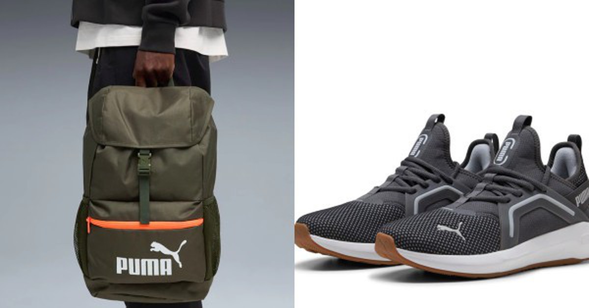 adidas, Puma giảm tới 50%: Giày, balo, quần áo nhiều món chỉ từ 300.000 đồng