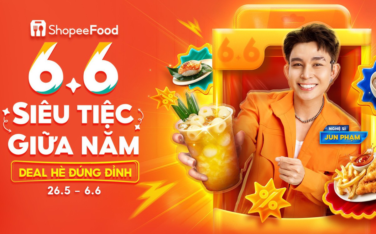 Đập tan cơn nóng ngày hè bằng tuyệt chiêu “hạ nhiệt” từ ShopeeFood 6/6