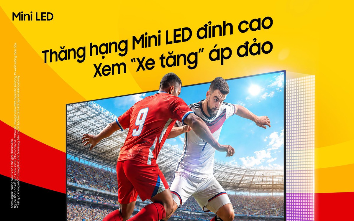 Samsung khiến người hâm mộ World Cup nức lòng với loạt công nghệ AI đỉnh cao trên AI TV