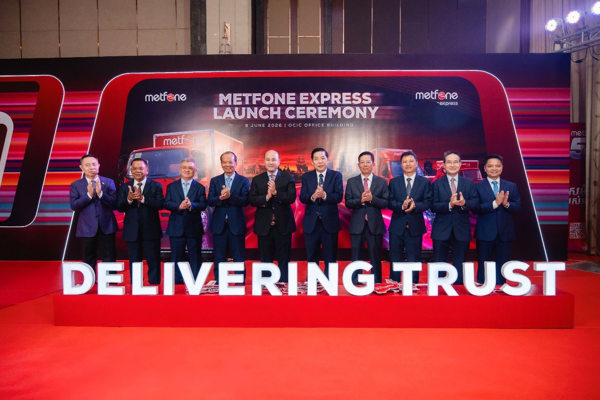 Viettel Campuchia khai trương dịch vụ logistics Metfone Express