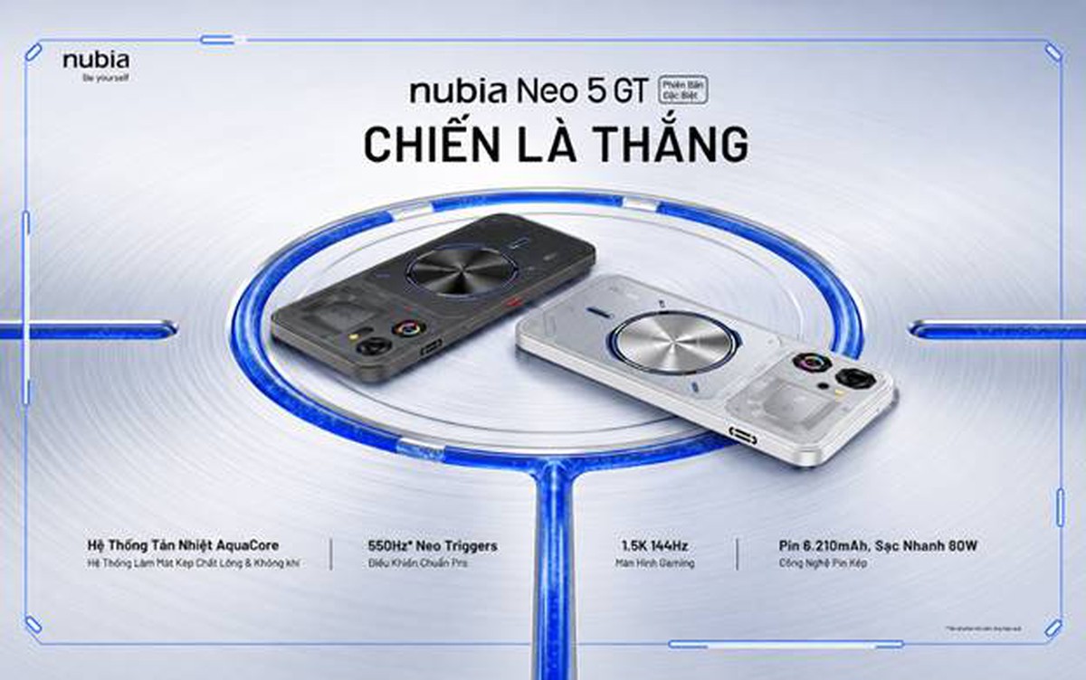 Ra mắt Nubia Neo 5 GT Special Edition: Mát máy, mượt trận