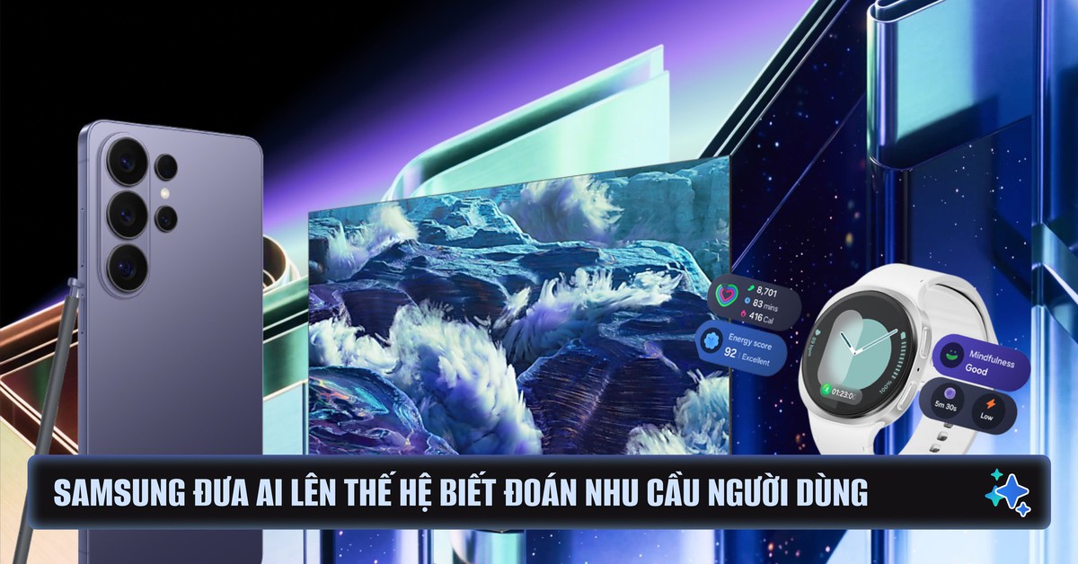 Thắng loạt giải nhờ Galaxy AI, năm 2026 Samsung đưa AI lên thế hệ biết đoán nhu cầu người dùng