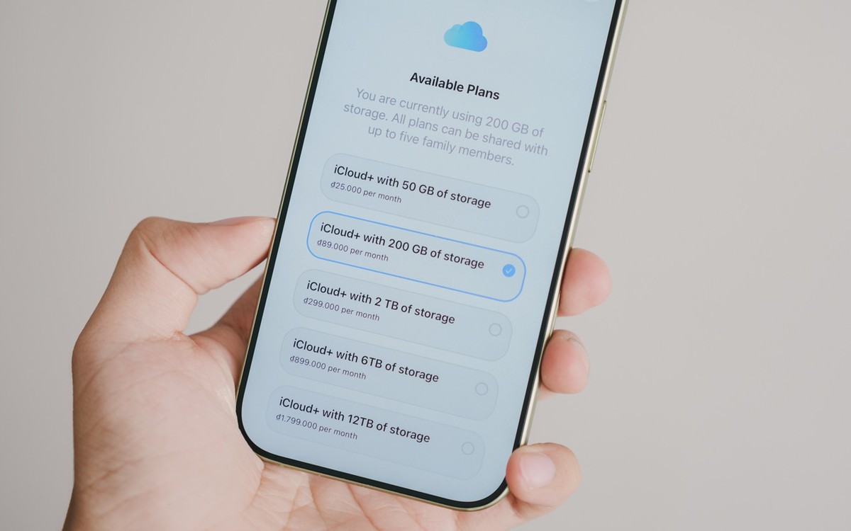 Apple tăng giá iCloud+ tại Việt Nam, gói 50 GB tăng mạnh nhất