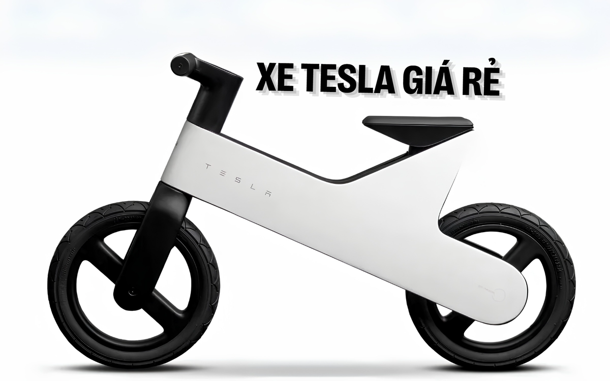 Mẫu xe Tesla rẻ nhất trình làng: 2 bánh, giành cho dân chơi nhí, giá chưa đến 6 triệu đồng
